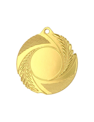 Medal złoty ogólny z miejscem na emblemat 25 mm - medal stalowy