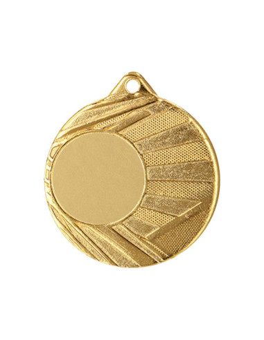 Medal z miejscem na wklejkę złoty śr 50mm