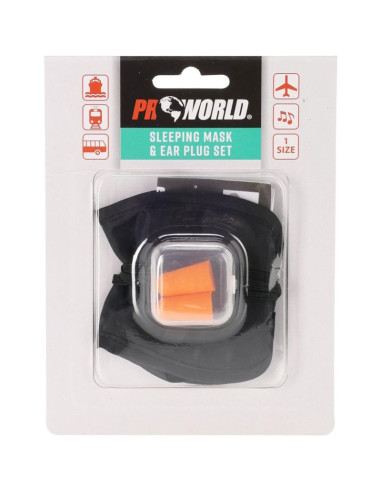 Zestaw do spania opaska na oczy i stopery