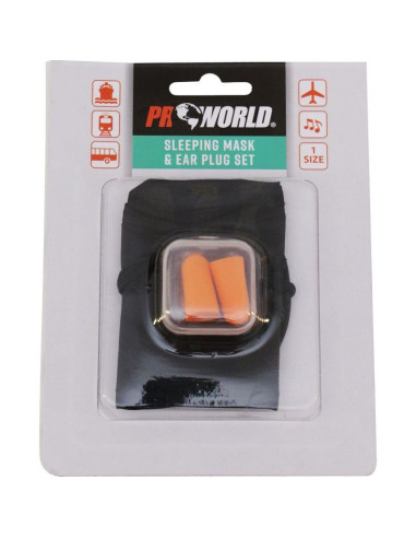 Zestaw do spania opaska na oczy i stopery