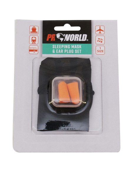 Zestaw do spania opaska na oczy i stopery