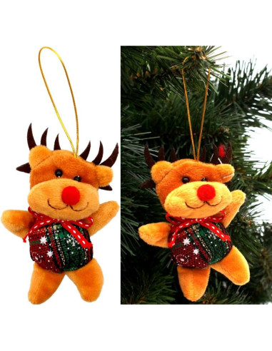 Zawieszka bombka świąteczna renifer 22cm