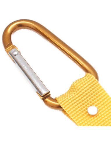 Karabińczyk uchwyt 160x38x5mm redcliffs żółty