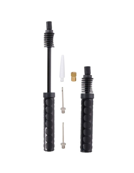 Pompka do piłek 23,5cm z igłą i akcesoriami dwukierunkowa dunlop