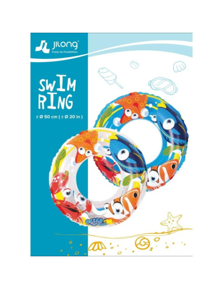 Kółko do pływania ocean 50cm 47224 - niebieskie