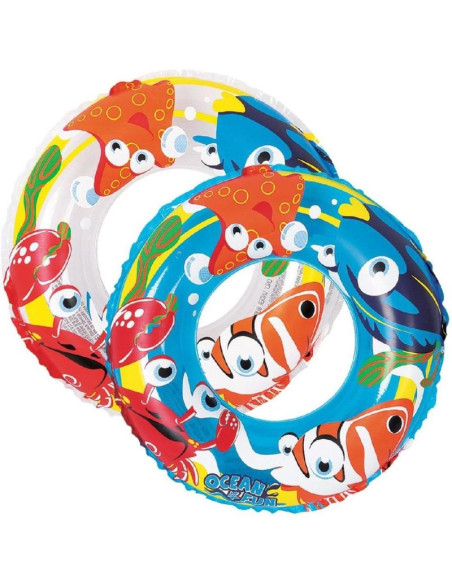 Kółko do pływania ocean 50cm 47224 - niebieskie