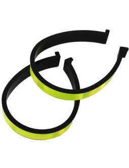 Opaska odblaskowa ostrzegawcza na buty i nogawki 2szt xqmax