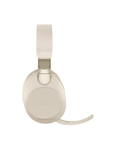 Słuchawki nauszne jabra evolve2 85 uc stereo link380c, beige + stand