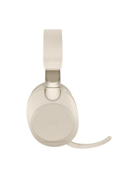Słuchawki nauszne jabra evolve2 85 uc stereo link380c, beige + stand