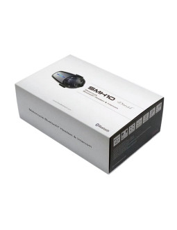 Interkom motocyklowy sena smh10d-10 bluetooth 3.0 900m z mikrofonem na pałąku, zestaw na 2 kaski