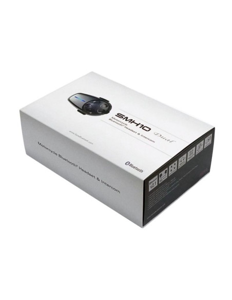 Interkom motocyklowy sena smh10d-10 bluetooth 3.0 900m z mikrofonem na pałąku, zestaw na 2 kaski