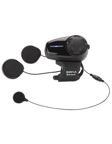 Interkom motocyklowy sena smh10d-10 bluetooth 3.0 900m z mikrofonem na pałąku, zestaw na 2 kaski