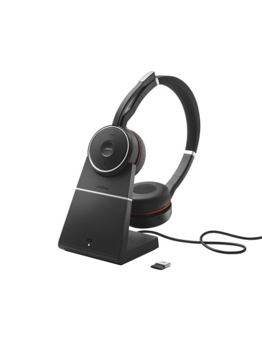 Słuchawki nauszne jabra evolve 75 ms stereo + stand