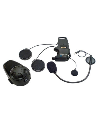 Interkom motocyklowy sena smh10-11 bluetooth 3.0 900m z mikrofonem na pałąku na 1 kask