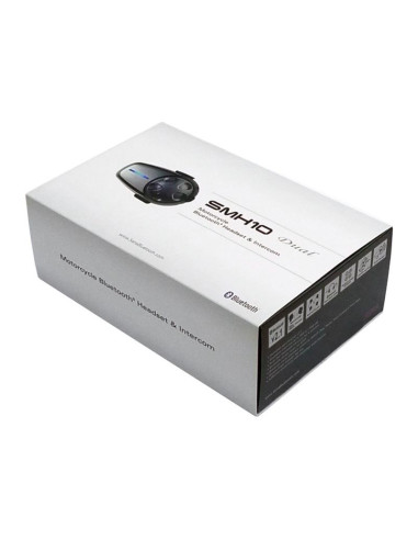 Interkom motocyklowy sena smh10-11 bluetooth 3.0 900m z mikrofonem na pałąku na 1 kask