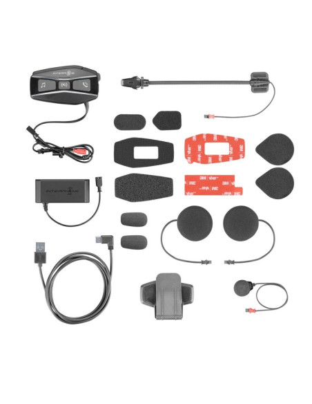 Interkom motocyklowy interphone u-com 16, komplet na 1 kask