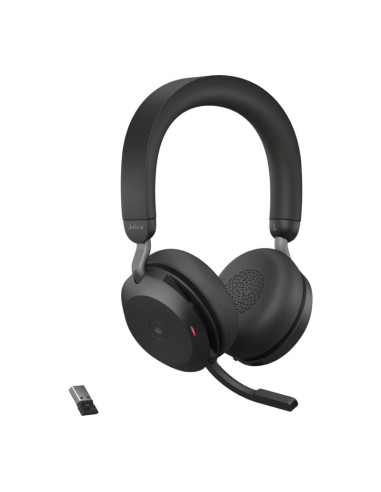 Słuchawki nauszne bezprzewodowe jabra evolve2 75 ms stereo usb-a