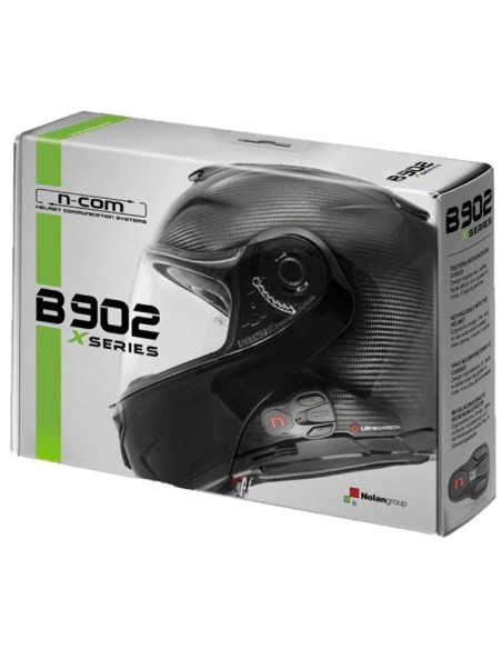 Interkom motocyklowy nolan n-com b902 x do kasków nolan, komplet na 1 kask