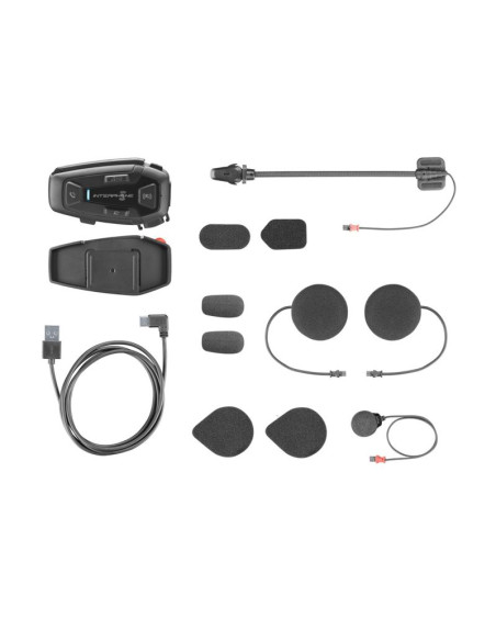 Interkom motocyklowy interphone u-com 8r, komplet na 1 kask