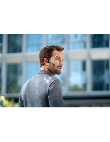 Słuchawki bezprzewodowe kostne shokz opencomm2 usb-c + adapter usb-a czarne