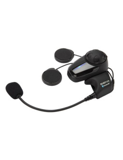 Interkom motocyklowy sena smh10-10 bluetooth 3.0 900m z mikrofonem na pałąku, zestaw na 1 kask