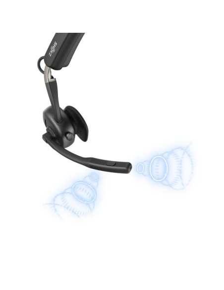 Słuchawki bezprzewodowe kostne shokz openmeet mic-anc usb-c + adapter usb-a czarne