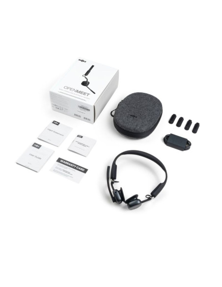 Słuchawki nauszne bezprzewodowe shokz openmeet, czarne