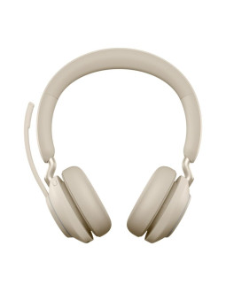 Słuchawki nauszne bezprzewodowe jabra evolve2 65 uc stereo link380a, beige