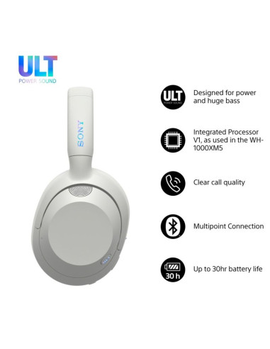 Słuchawki sony  wh-ult900nw białe