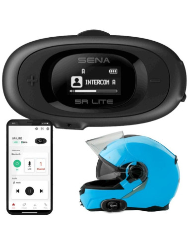 Interkom motocyklowy sena 5rlite-01 na 1 kask