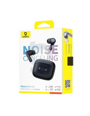Słuchawki bezprzewodowe baseus bowie 35 (czarny)