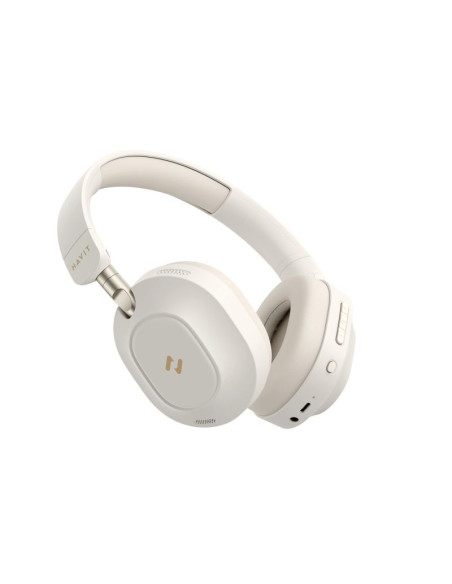 Słuchawki bezprzew. bluetooth havit h668bt beżowy