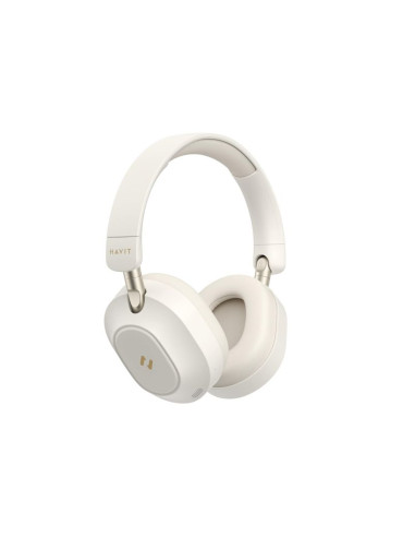 Słuchawki bezprzew. bluetooth havit h668bt beżowy