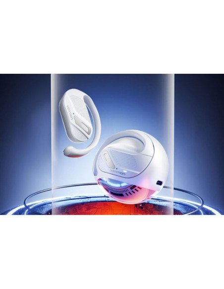 Słuchawki bezprzewodowe vention openbeat z otwartą konstrukcją bt 5.4 czarne