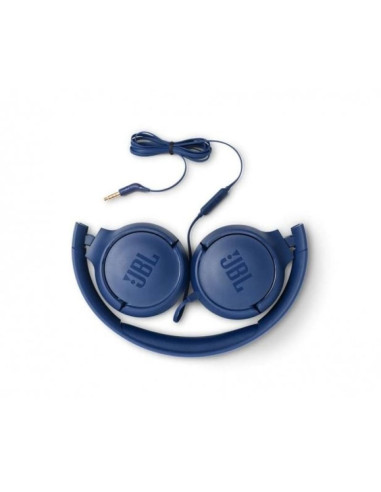 Słuchawki jbl tune 500 (niebieskie, nauszne  z wbudowanym mikrofonem)
