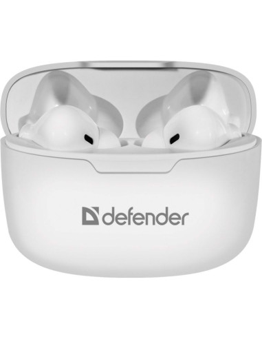 Defender słuchawki bluetooth twins 903 douszne białe 63903