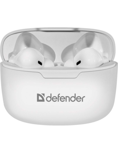 Defender słuchawki bluetooth twins 903 douszne białe 63903