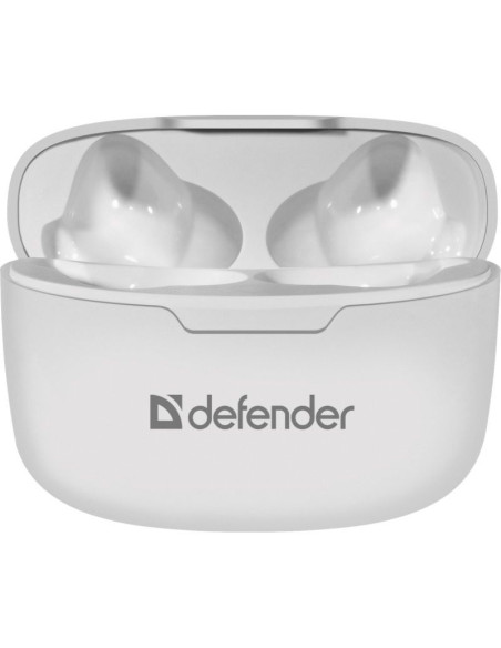 Defender słuchawki bluetooth twins 903 douszne białe 63903