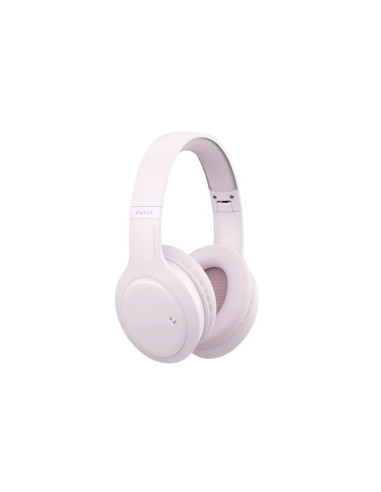 Bezprzewodowe słuchawki nauszne havit h633bt (różowy)
