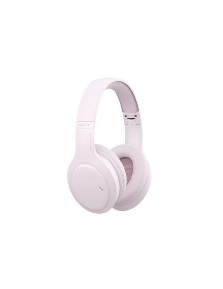 Bezprzewodowe słuchawki nauszne havit h633bt (różowy)
