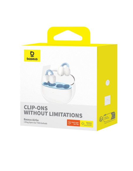 Słuchawki baseus airgo 1 ring open-ear tws (biały)
