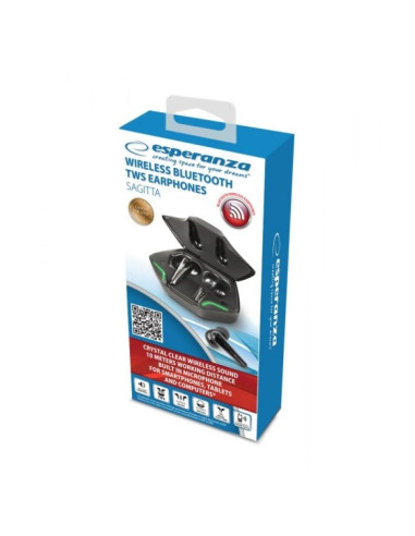Esperanza słuchawki douszne bluetooth tws sagitta eh231k