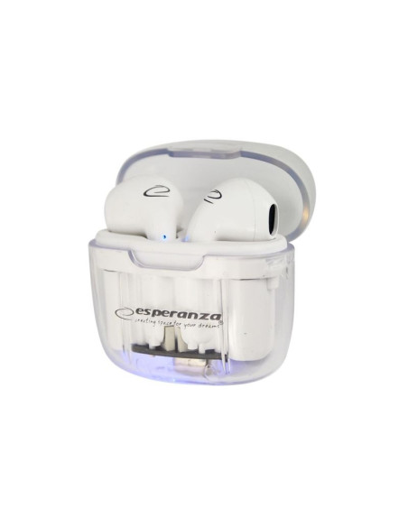 Esperanza słuchawki douszne bluetooth tws anthe whiterdera eh237w