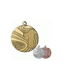 Medal stalowy złoty pierwsze miejsce