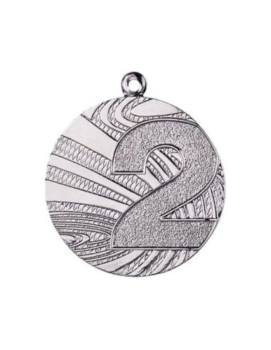 Medal stalowy srebrny drugie miejsce