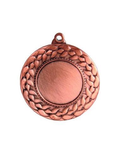 Medal brązowy z miejscem na emblemat 25 mm - medal stalowy