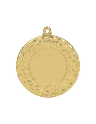 Medal złoty z miejscem na emblemat 25 mm - medal stalowy