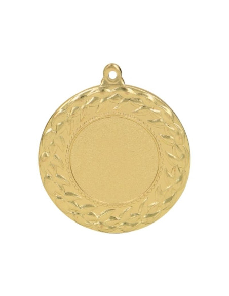 Medal złoty z miejscem na emblemat 25 mm - medal stalowy