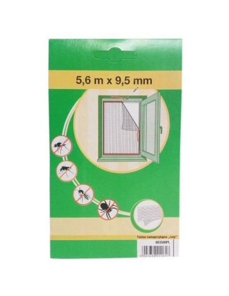 Taśma samoprzylepna na rzep do moskitier dł 5,6m szer 9,5mm