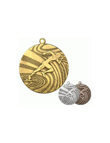 Medal złoty - biegi - medal stalowy